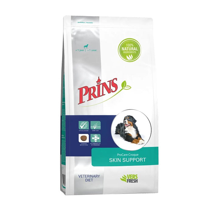 Prins Procare Croque Skin Support Κλινική Ξηρά Τροφή Σκύλου 3kg