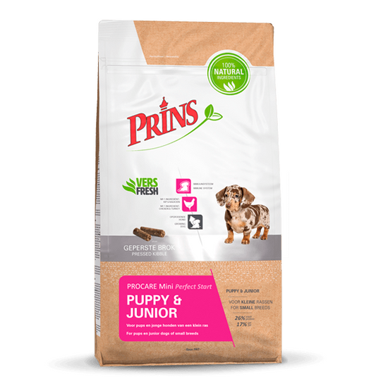 Prins Procare Mini Puppy Ψυχρής Έκθλιψης Ξηρά Τροφή για Κουτάβια 7.5kg