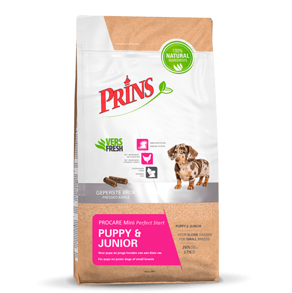 Prins Procare Mini Puppy Ψυχρής Έκθλιψης Ξηρά Τροφή για Κουτάβια 15kg