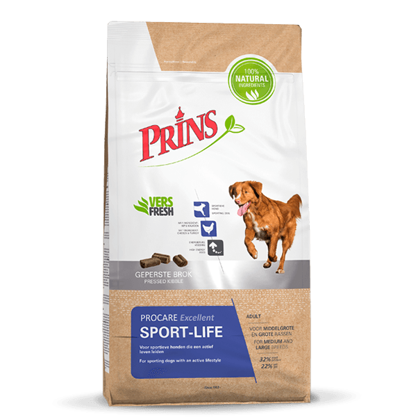 Prins Procare Sport-Life Excellent Ψυχρής Έκθλιψης Ξηρά Τροφή Σκύλου 15kg