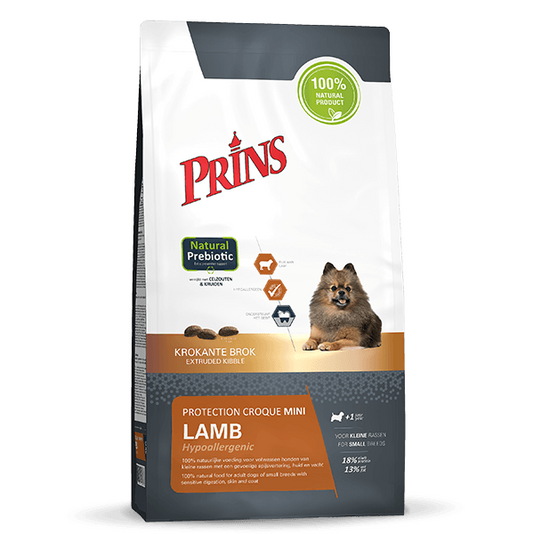 Prins Protection Croque Υποαλλεργική Ξηρά Τροφή Μικρόσωμου Ενήλικου Σκύλου Αρνί 10kg