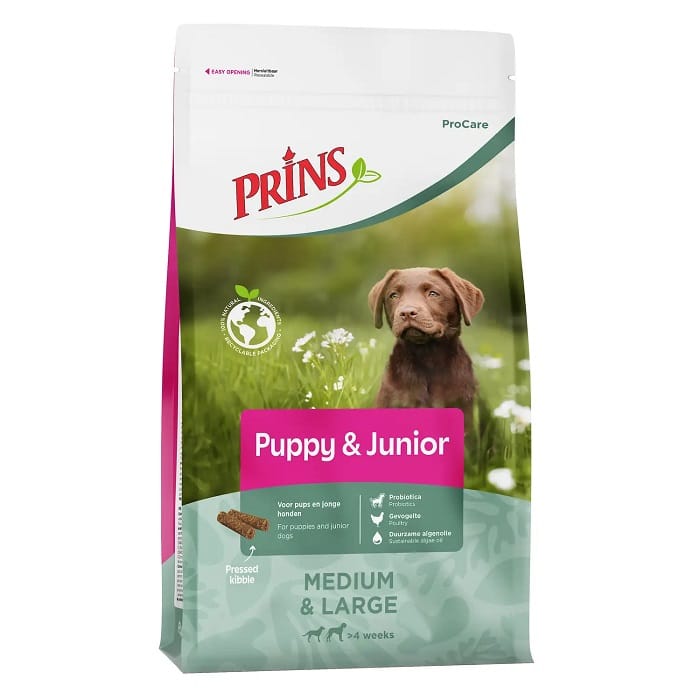 Prins Procare Puppy & Junior Ψυχρής Έκθλιψης Ξηρά Τροφή για Κουτάβια 3kg