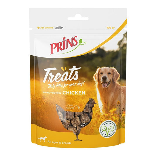 Prins Soft Treats Chicken Μαλακές Λιχουδιές Σκύλου με Κοτόπουλο, Λαχανικά 120γρ