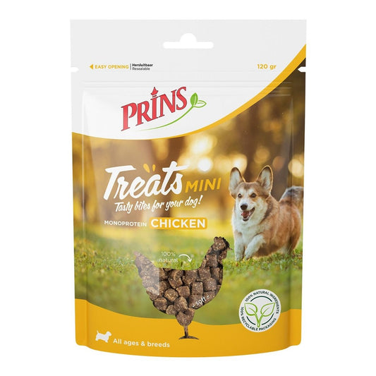Prins Soft Treats Mini Chicken Μαλακές Λιχουδιές για Μικρόσωμους Σκύλους με Κοτόπουλο, Λαχανικά 120γρ