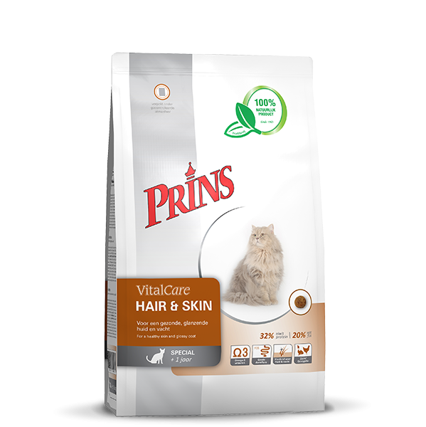 Prins Vitalcare Hair & Skin Ξηρά Τροφή για Ενήλικες Γάτες 1.5kg