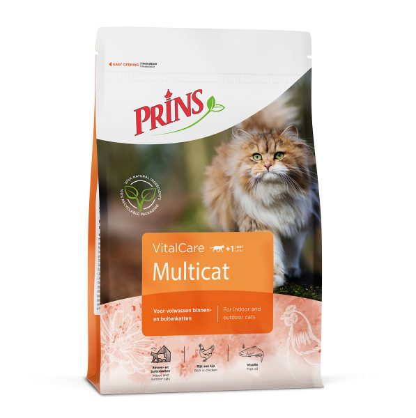 Prins Vitalcare Multicat Ξηρά Τροφή για Ενήλικες Γάτες 4kg