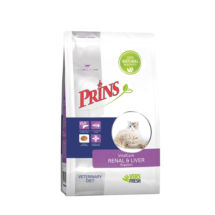 Prins Vitalcare Renal & Liver Support Κλινική Ξηρά Τροφή Γάτας 5kg