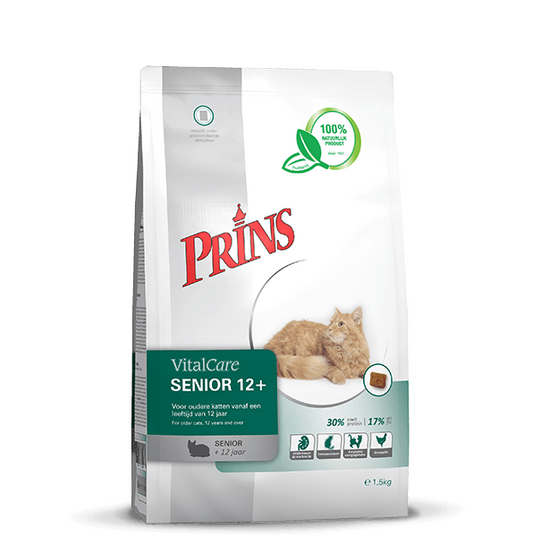 Prins Vitalcare Senior 12+ Ξηρά Τροφή Υπερήλικης Γάτας 1.5kg