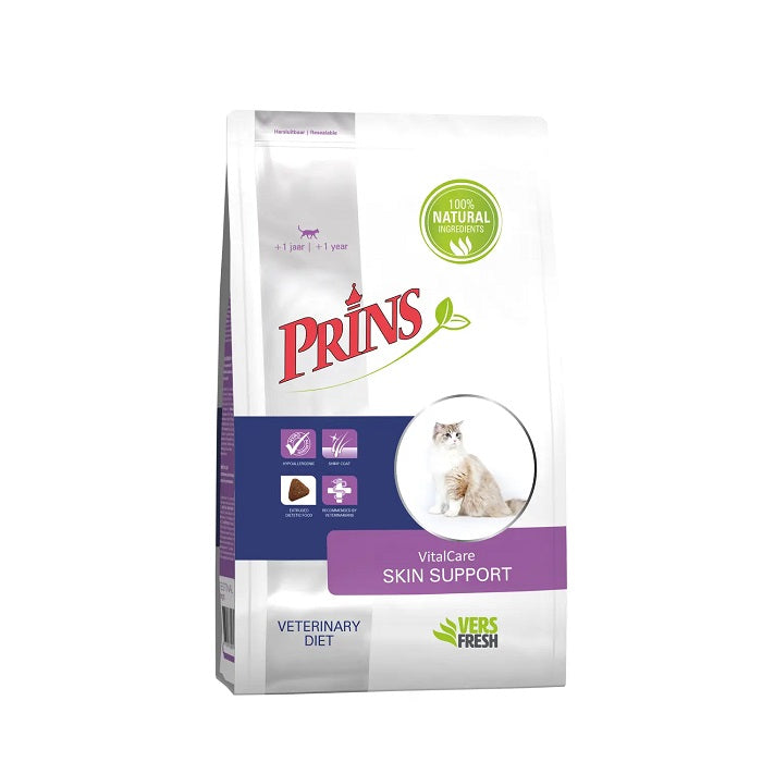 Prins Vitalcare Skin Support Υποαλλεργική Κλινική Ξηρά Τροφή Γάτας 1.5kg