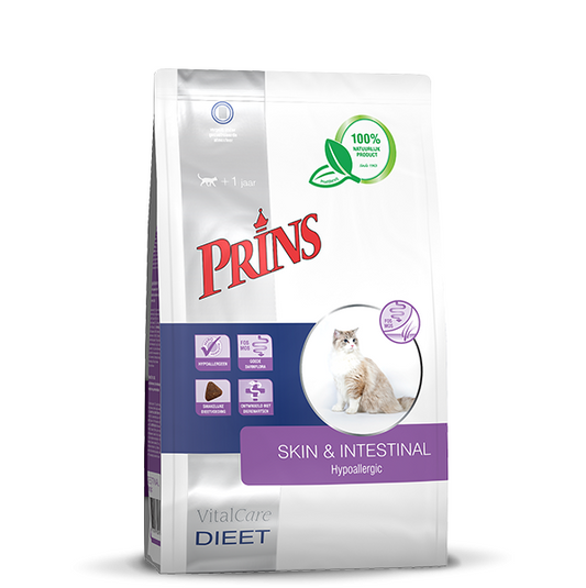 Prins Vitalcare Skin Intestinal Υποαλλεργική Κλινική Ξηρά Τροφή Γάτας 5kg