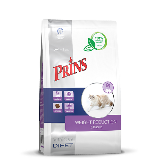 Prins Vitalcare Weight Reduction Diabetic Κλινική Ξηρά Τροφή Γάτας 1.5kg