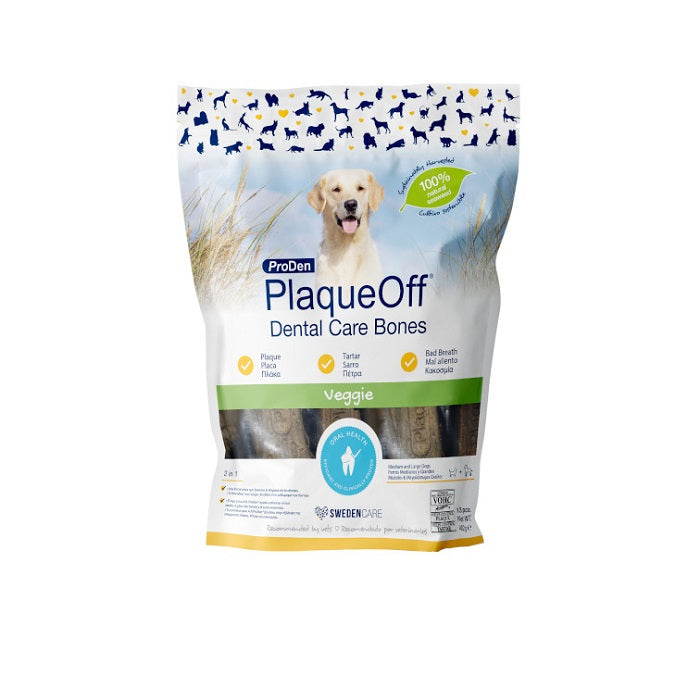 Proden Plaqueoff Dental Bones για Εξάλειψη Κακοσμίας, Οδοντικής Πέτρας, Πλάκας Σκύλου 482γρ