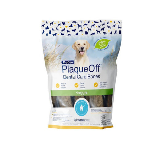 Proden Plaqueoff Dental Bones για Εξάλειψη Κακοσμίας, Οδοντικής Πέτρας, Πλάκας Σκύλου 482γρ