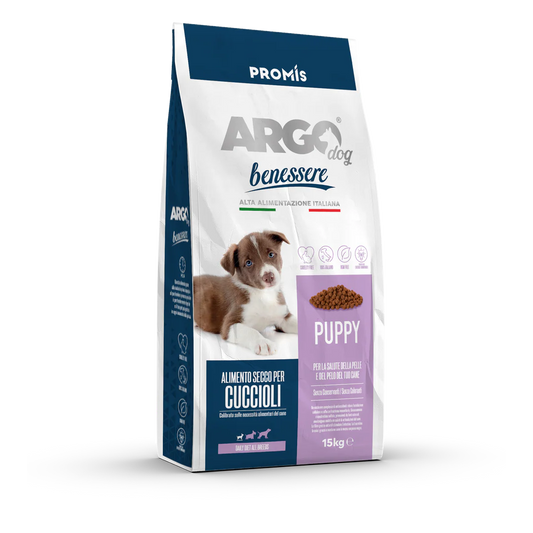 Promis Argo Benessere Premium Ξηρά Τροφή για Κουτάβια 15kg