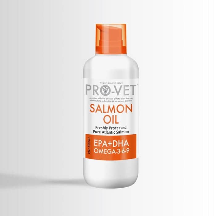 Provet Salmon Oil με EPA+DHA Ωμέγα Λιπαρά 3, 6, 9 Λάδι Σολομού για Σκύλους 500ml