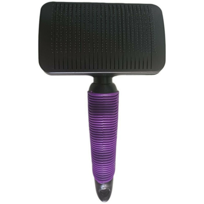 Pet Camelot Slicker Βούρτσα Αυτοκαθαριζόμενη Large