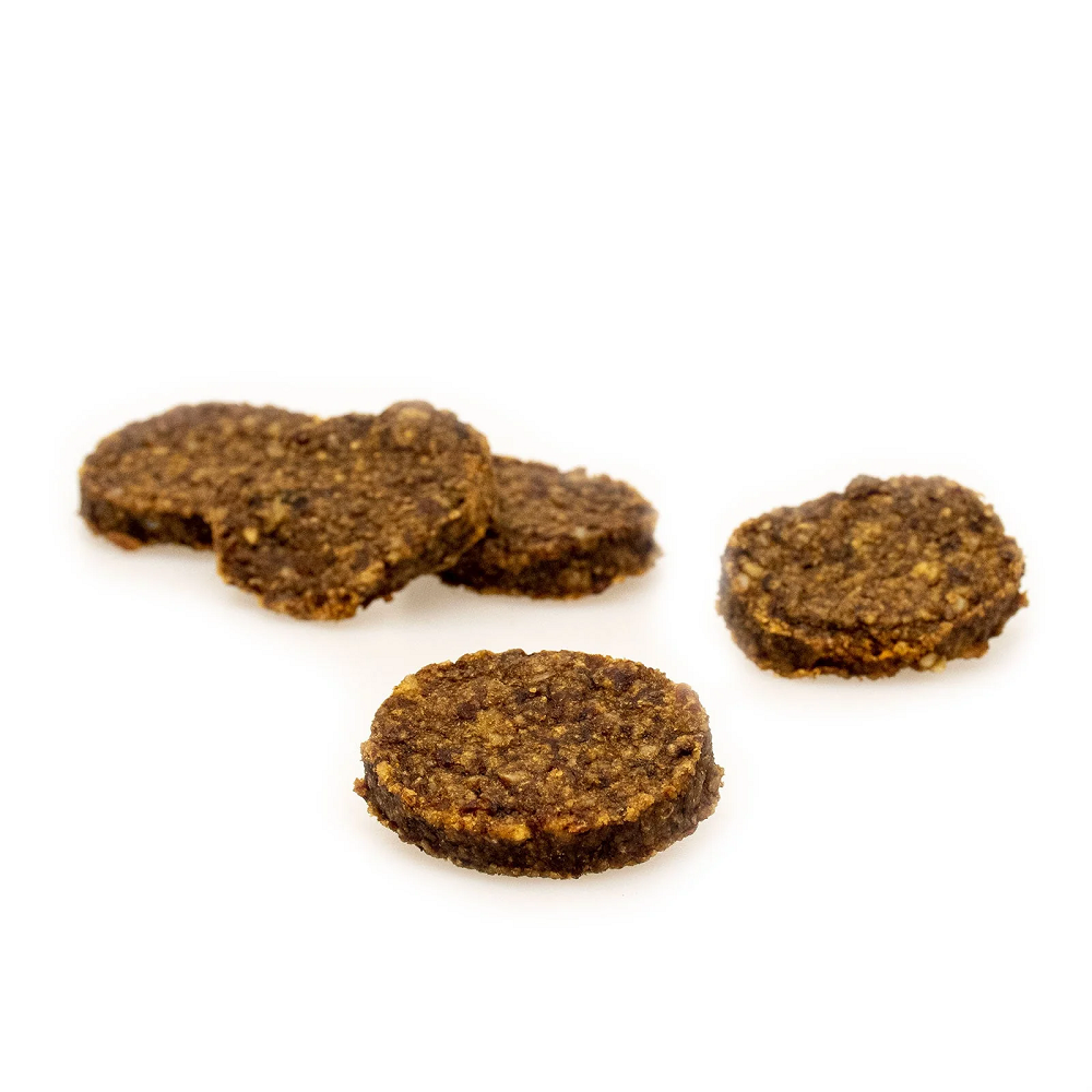 Sanadog Beef Burger Αποξηραμένες Φυσικές Λιχουδιές με Μοσχάρι, Raspberry, Σπανάκι 100γρ