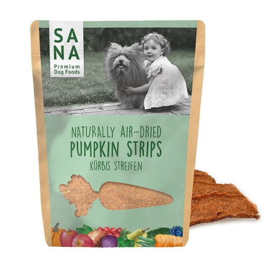 Sanadog Pumpkin Strips Αποξηραμένες Φυσικές Λιχουδιές Σκύλου με Κολοκύθα 100γρ