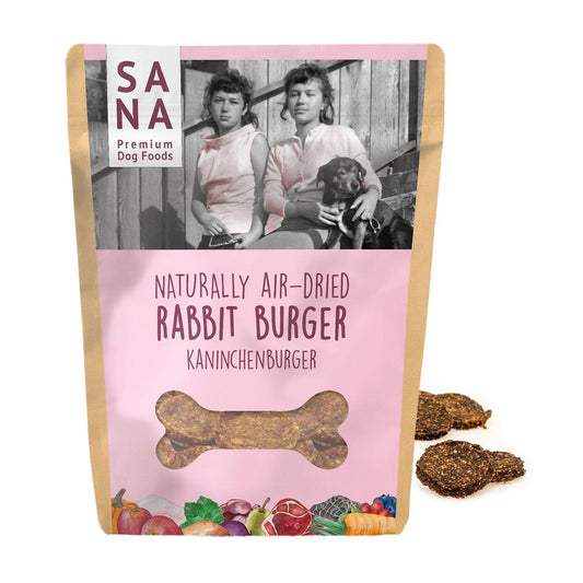 Sanadog Rabbit Burgers Αποξηραμένες Φυσικές Λιχουδιές με Κουνέλι 100γρ