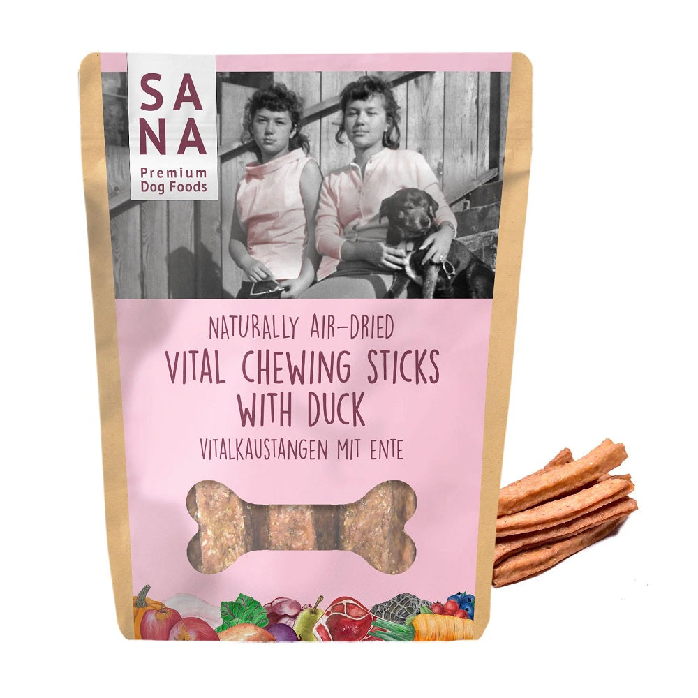 Sanadog Vital Chewing Sticks Αποξηραμένες Λιχουδιές Μασήματος με Πάπια 150γρ