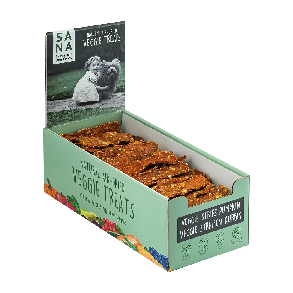 Sanadog Αποξηραμένες Φυσικές Λιχουδιές Σκύλου με Κολοκύθα και Σπόρους Guar 7 τμχ