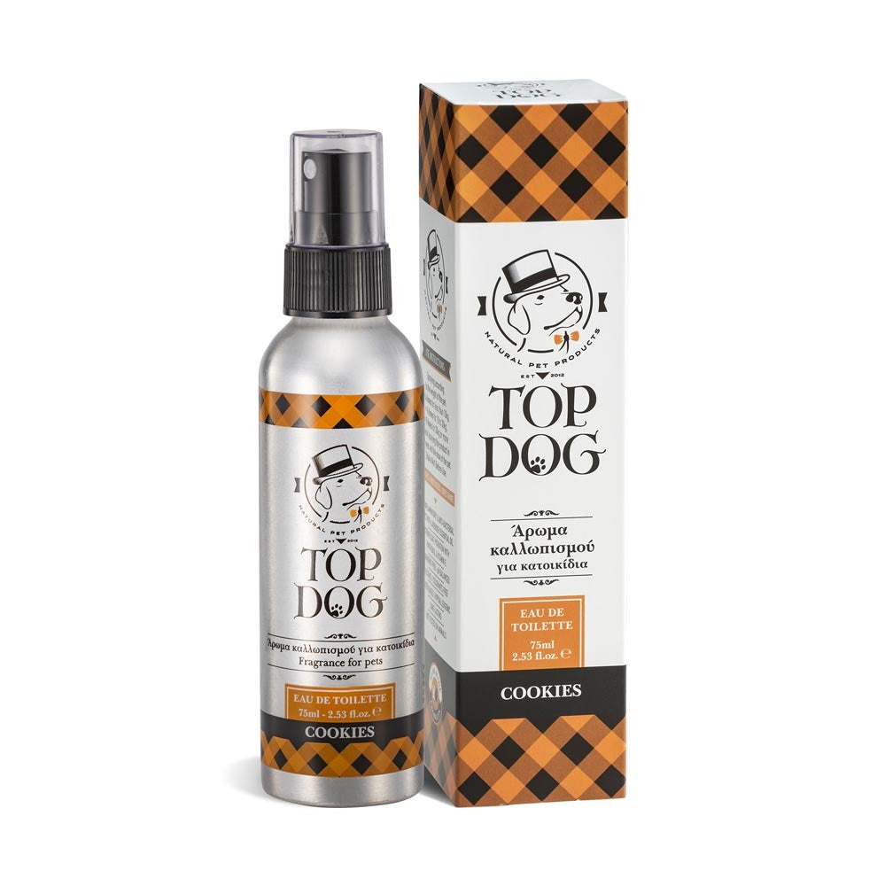 Top Dog Cookies Άρωμα Καλλωπισμού Σκύλου με αιθέριο έλαιο λεβάντας 75ml