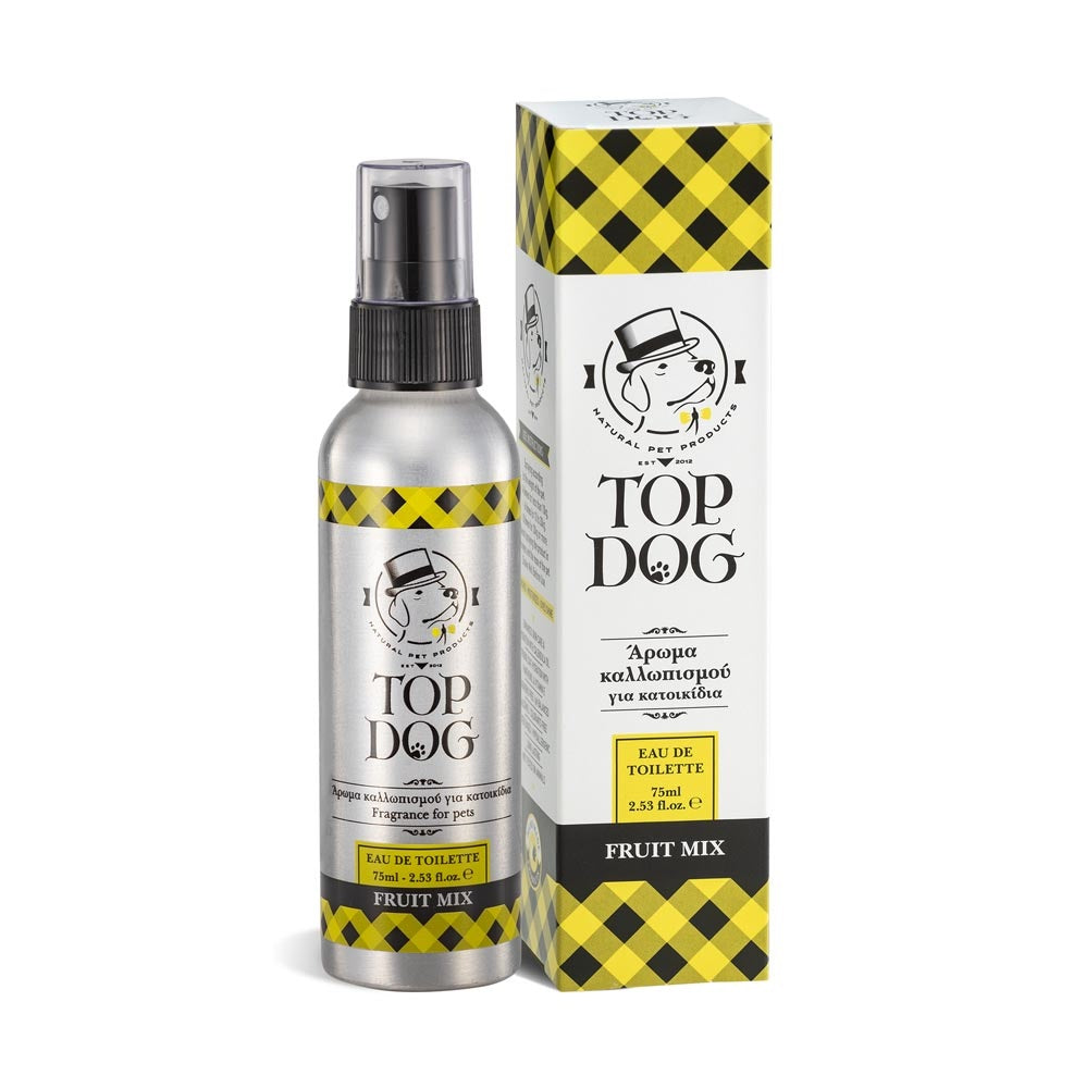 TOP DOG FRUIT MIX ΑΡΩΜΑ ΚΑΛΛΩΠΙΣΜΟΥ ΣΚΥΛΟΥ ΜΕ ΕΚΧΥΛΙΣΜΑ ΚΑΛΕΝΤΟΥΛΑΣ 75 ML