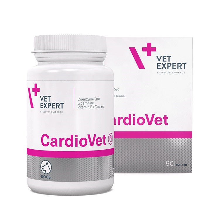 Vet Expert CardioVet Συμπλήρωμα Διατροφής Σκύλου για Ενίσχυση Καρδιακής Λειτουργίας 90tabs