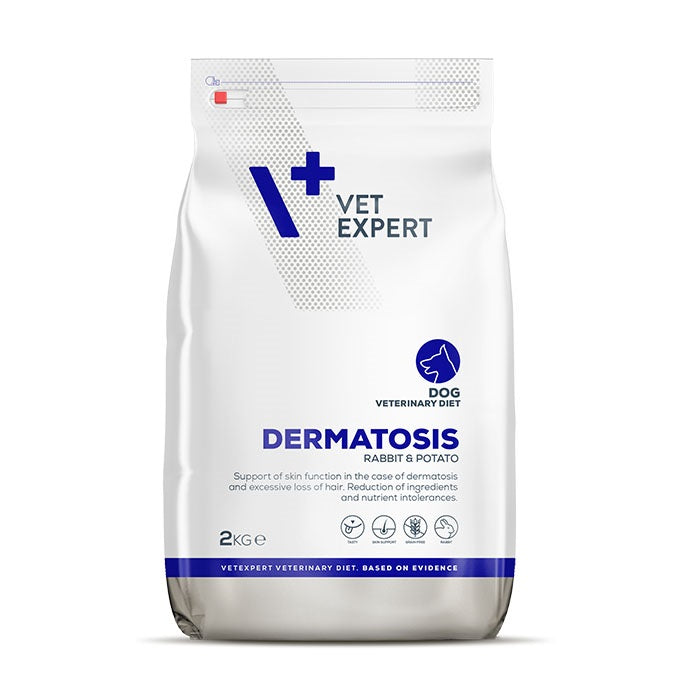 Vet Expert Dermatosis Rabbit Κλινική Υποαλλεργική Ξηρά Τροφή Σκύλου με Κουνέλι 2kg