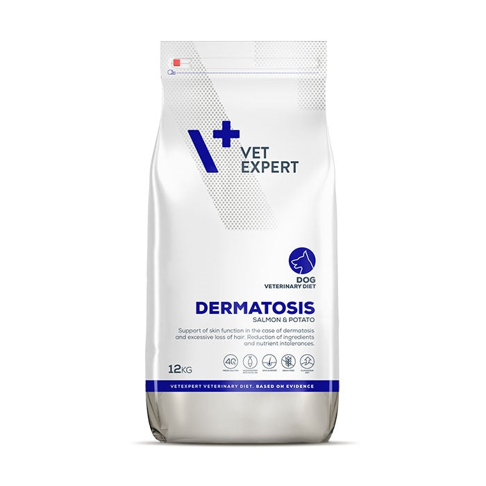 Vet Expert Dermatosis Salmon Κλινική Υποαλλεργική Ξηρά Τροφή Σκύλου με Σολομό 12kg
