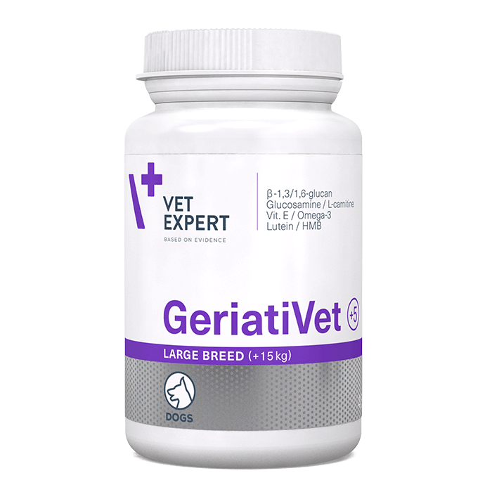 Vet Expert GeriatiVet Συμπλήρωμα Διατροφής για Υπερήλικους Σκύλους 15+ κιλών 45caps