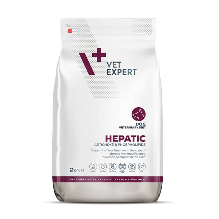 Vet Expert Hepatic Κλινική Ξηρά Τροφή για Σκύλους με Ηπατική Ανεπάρκεια 2kg
