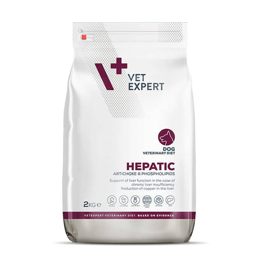 Vet Expert Hepatic Κλινική Ξηρά Τροφή για Σκύλους με Ηπατική Ανεπάρκεια 2kg