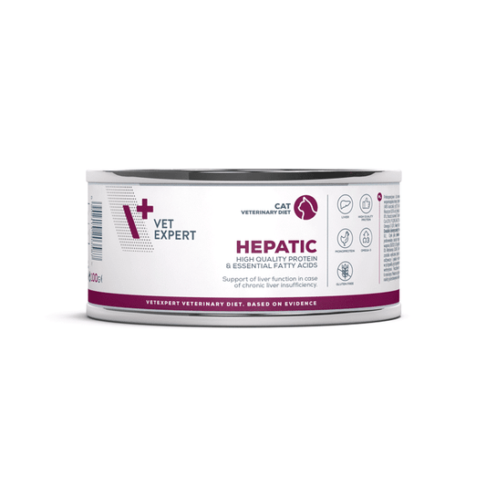 Vet Expert Hepatic Κλινική Υγρή Τροφή Γάτας με Ηπατική Ανεπάρκεια 100gr