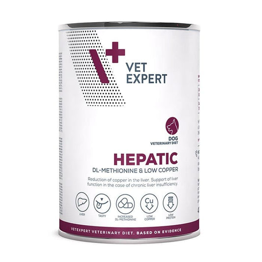 Vet Expert Hepatic Κλινική Υγρή Τροφή για Σκύλους με Ηπατική Ανεπάρκεια 400gr