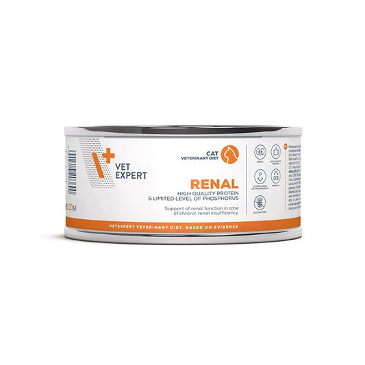 Vet Expert Renal Κλινική Υγρή Τροφή Γάτας Με Νεφρική Νόσο 100γρ