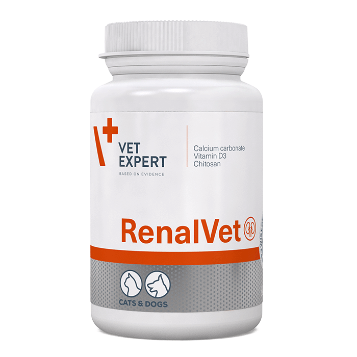 Vet Expert RenalVet Συμπλήρωμα Διατροφής για Νεφρική Ανεπάρκεια Σκύλου, Γάτας 60caps
