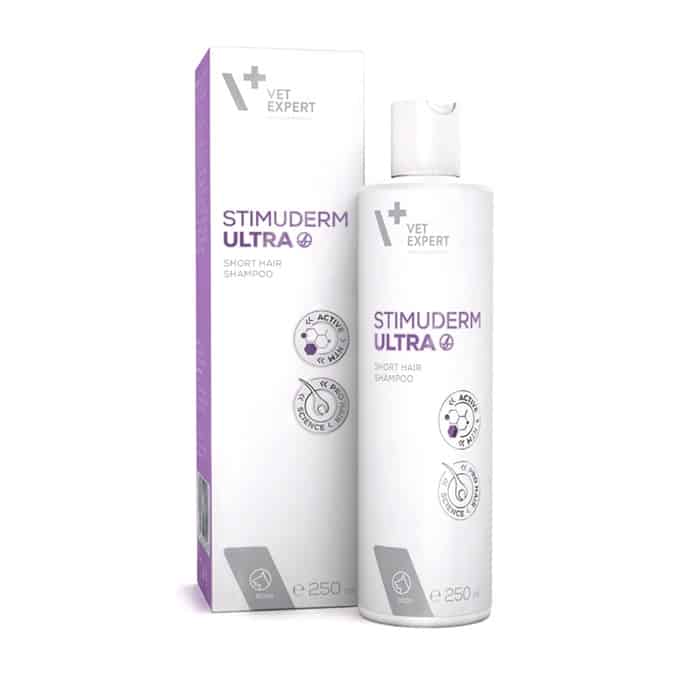 Vet Expert Stimuderm Ultra Short Hair Σαμπουάν για Τριχόπτωση, Αλωπεκία Σκύλου με Κοντό Τρίχωμα 250ml
