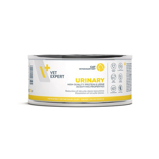 Vet Expert Urinary Κλινική Υγρή Τροφή Γάτας Με Ουρολιθίαση, Κυστίτιδα 100γρ