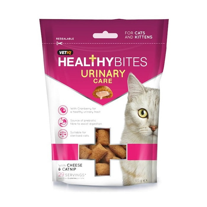 VETIQ Healthy Bites Urinary Care Λιχουδιές Γάτας  65γρ