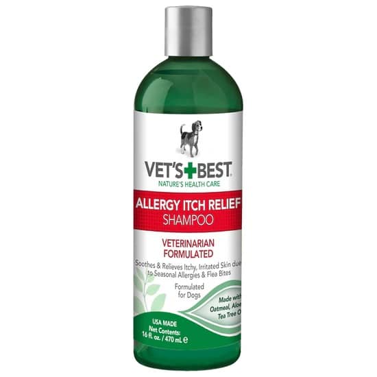 Vet's Best Allergy Itch Relief Σαμπουάν Σκύλου για Ανακούφιση από Φαγούρα, Αλλεργίες 500ml