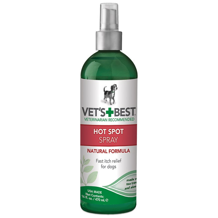 Vet's Best Hot Spot Spray για Φαγούρα, Ερεθισμένο, Ξηρό Δέρμα Σκύλου 250ml