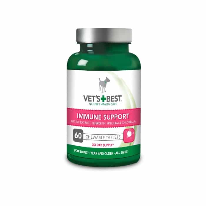 Vet's Best Immune Support Συμπλήρωμα Διατροφής για Ανοσοποιητικό, Πεπτικό Σκύλου 60tabs