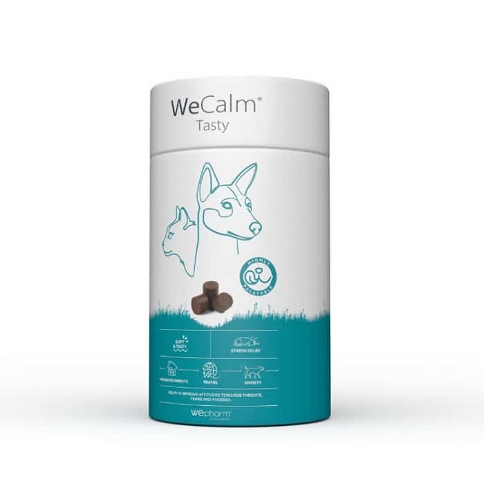 Wepharm Wecalm Tasty Soft Chews Συμπλήρωμα Διατροφής Σκύλου, Γάτας για Μείωση Στρες, Χαλάρωση 30τμχ