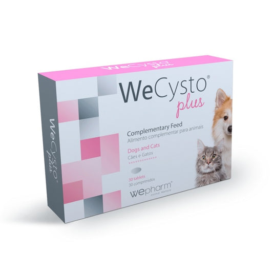 Wepharm Wecysto Plus Συμπλήρωμα Διατροφής για Ουροποιητικό Σκύλου, Γάτας 30tabs