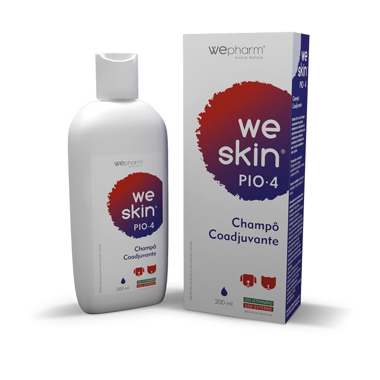 Wepharm Weskin PIO-4 Αντισηπτικό Σαμπουάν για Σκύλους, Γάτες 200ml