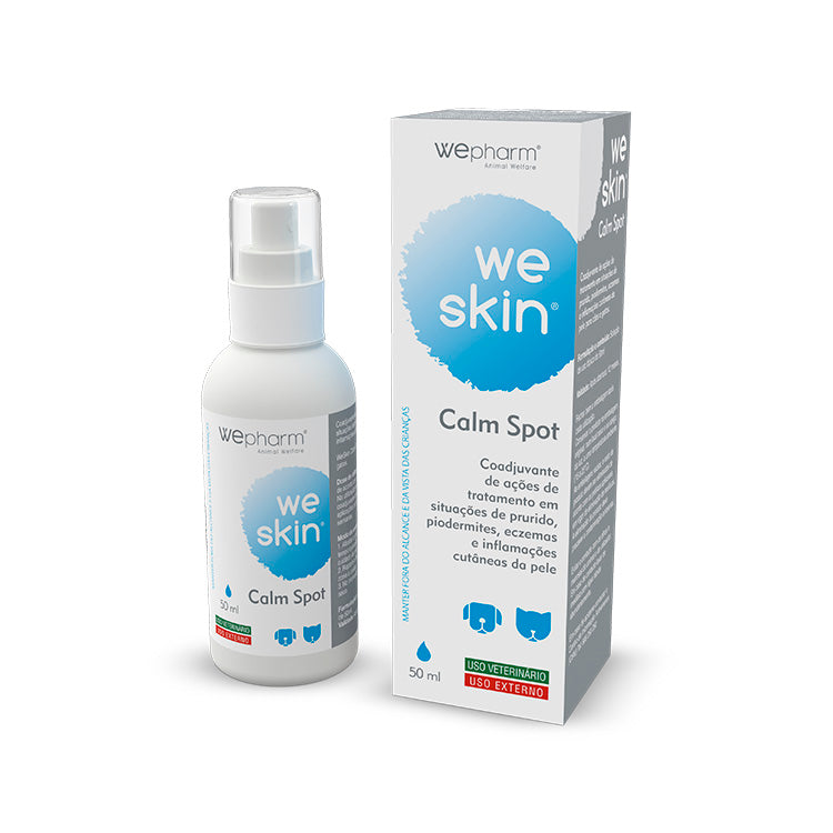 Wepharm Weskin Calm Spot Αντικνησμικό, Αντιισταμινικό Σπρέυ Σκύλου, Γάτας 50ml