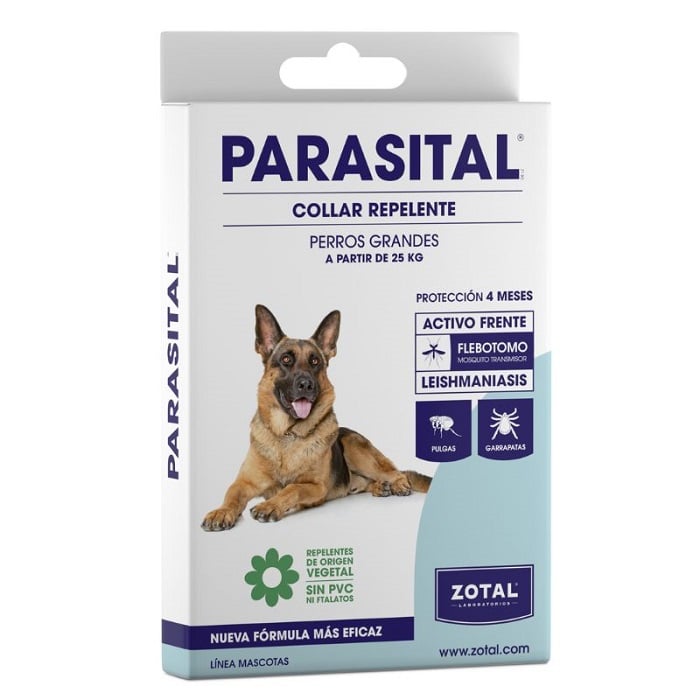 Zotal Parasital Φυτικό Αντιπαρασιτικό Κολάρο 75εκ. για Μεγαλόσωμους Σκύλους