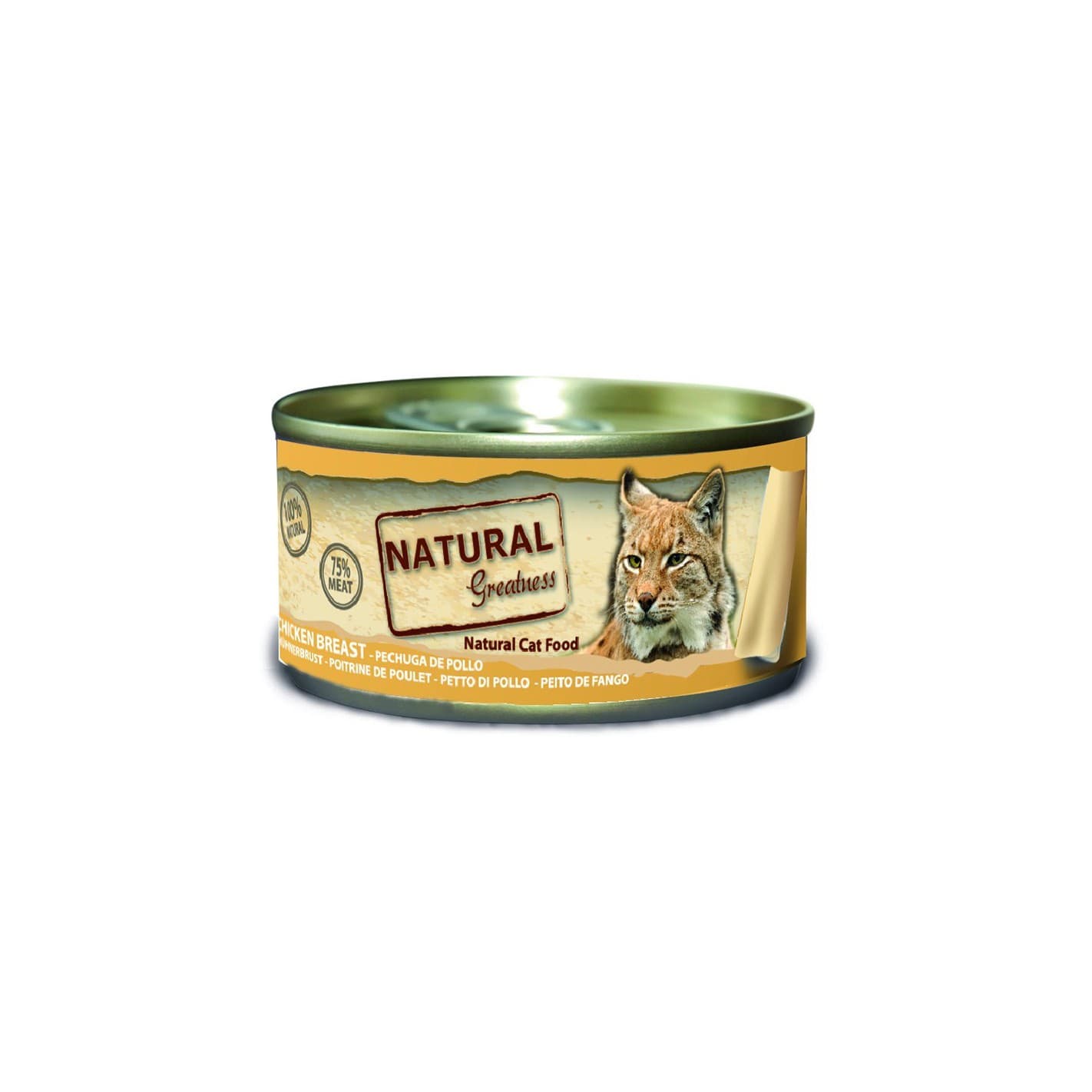 Natural Greatness Grain Free Υγρή Τροφή για Ενήλικες Γάτες με Φιλέτο Κοτόπουλου 70gr