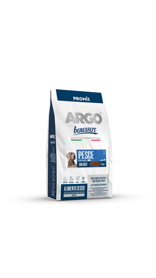 Promis Argo Benessere Premium Ξηρά Τροφή για Ενήλικους Σκύλους με Ψάρι 3kg
